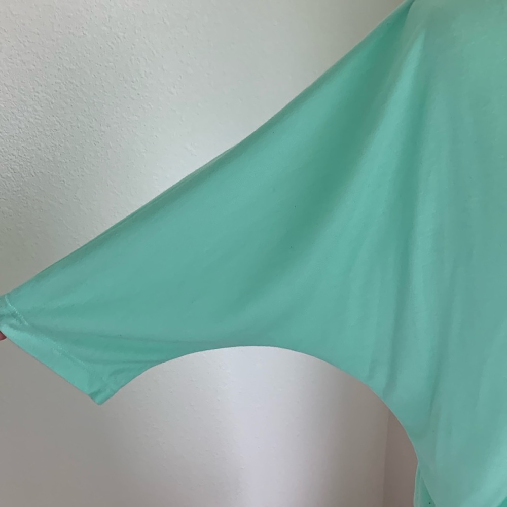 Mint Bicycle Pineapple Crop Top - Picture 3 of 4
